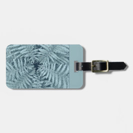 Metallic Fern, Silver Fronts, NZ, Anpassningsbar T Bagagebricka