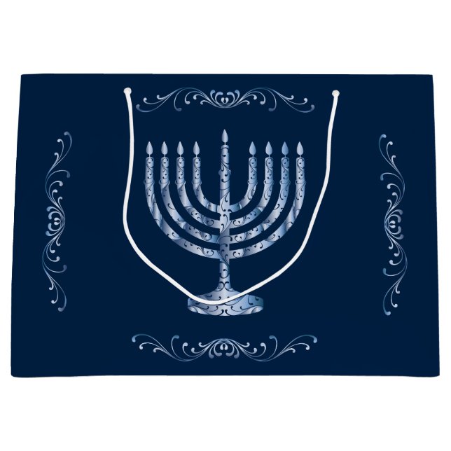Metallic Filigree Menorah (Framsidan)