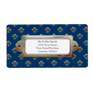 Metallic Fleur de lis (Guld) Fraktsedel