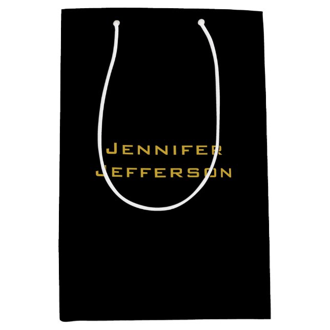 Metallic Gold & Black Professional Modern Elegant (Framsidan)