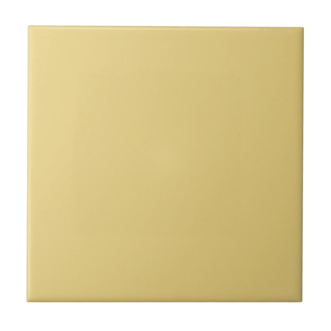 Metallic Guld Solid Färg Tile Kakelplatta (Framsidan)