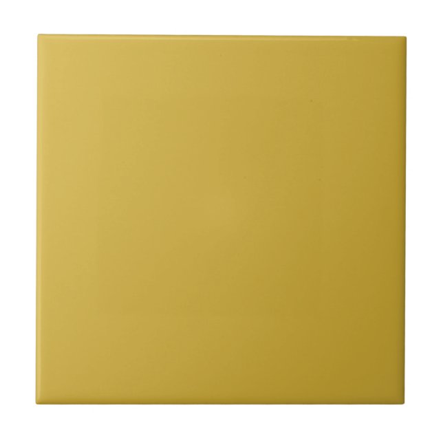 Metallic Guld Solid Färg Tile Kakelplatta (Framsidan)