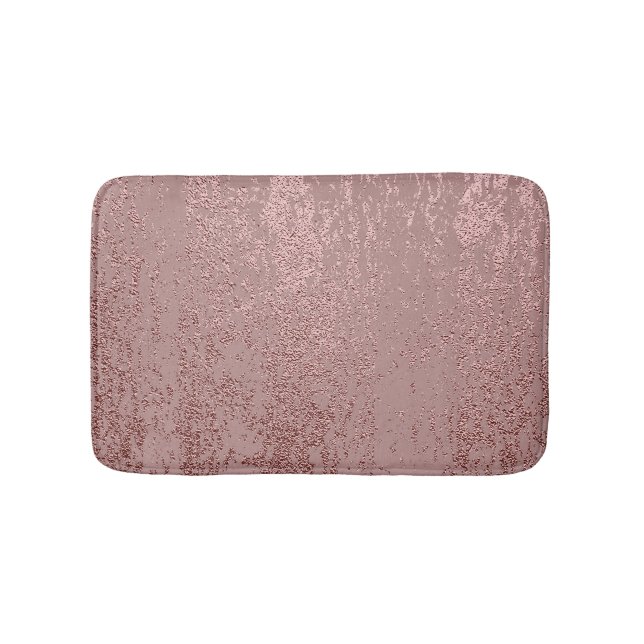 Metallic guld struktur, ro kvarts. badrumsmatta (Framsidan)