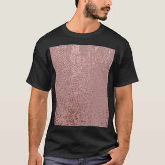 Metallic guld struktur, ro kvarts. t shirt