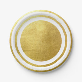 Metallic Guld White Generic Bröllop
