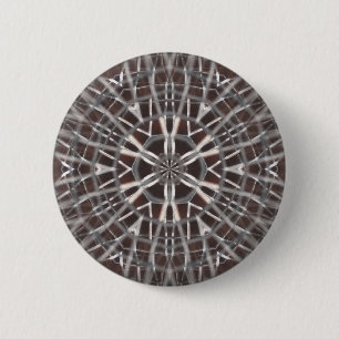 Metallic Metall Mesh Silver Knapp