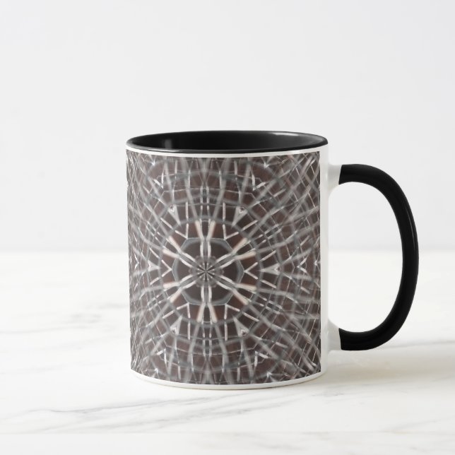 Metallic Metall Mesh Silver Mugg (Höger)