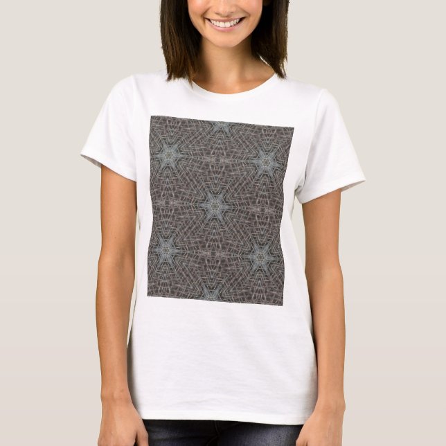 Metallic Metall Mesh T Shirt (Framsida)