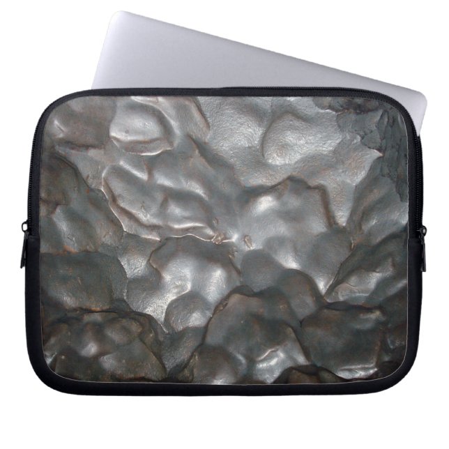 Metallic Meteorite Sten Mönster Laptop Fodral (Framsidan)