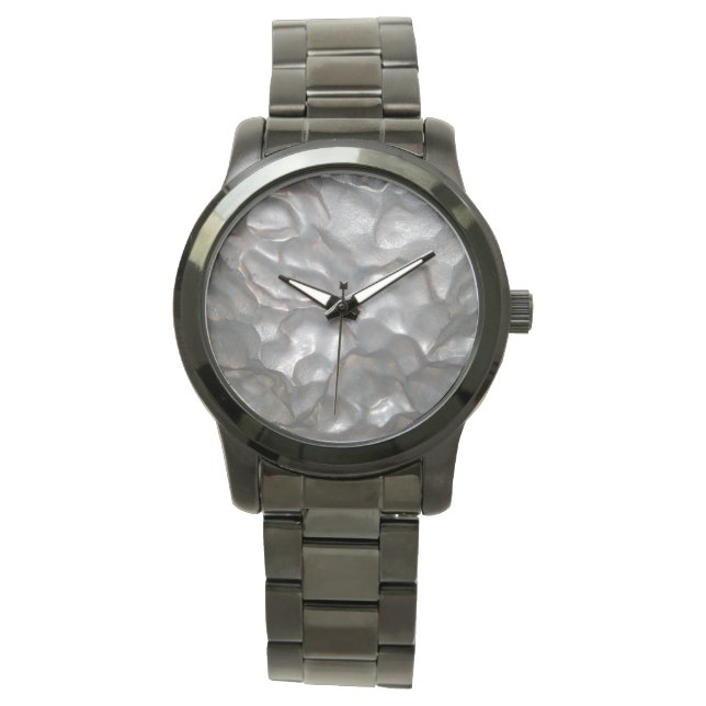 Metallic Meteorite Sten Print Armbandsur (Framsida)