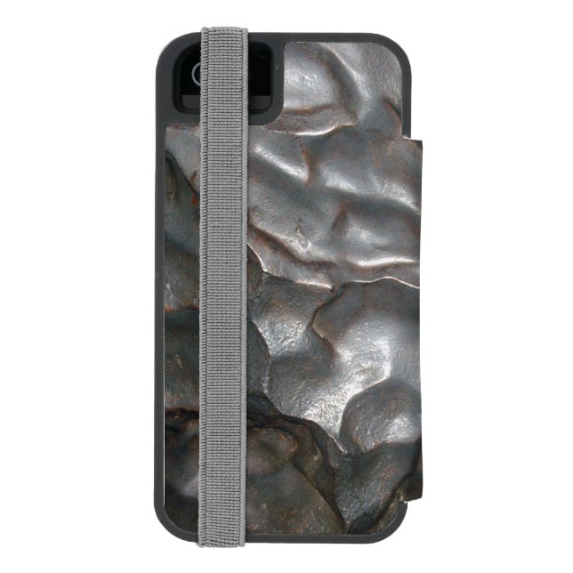 Metallic Meteorite Sten Print Incipio iPhone Wallet Skal (Folio Baksidan)