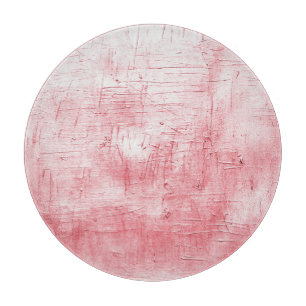 Metallic Red Canvas: Brushstroke Elegance.
