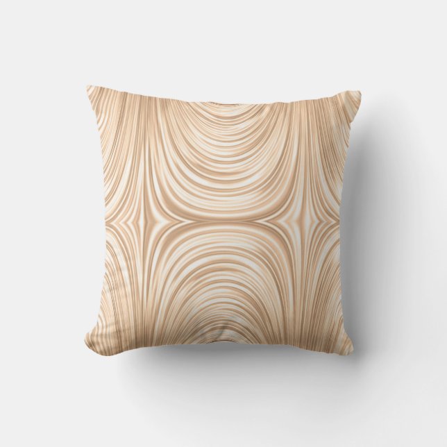 METALLIC SATIN CHAMPAGNE PILLOW KUDDE (Framsida)