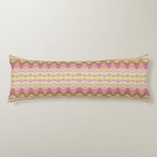 Metallic Sheen Henna Art Iris Body Pillow Kroppskudde