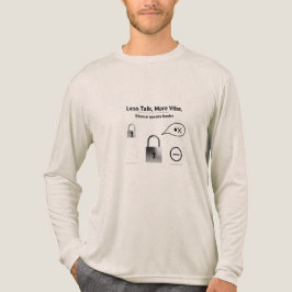 Metallic Silence Lock | Bella+Canvas Long Sleeve T Shirt