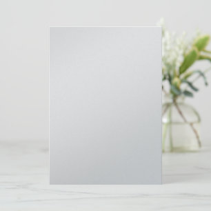 Metallic Silver Inbjudningar
