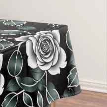 Metallic Silver Roses With Dark Green Leaves