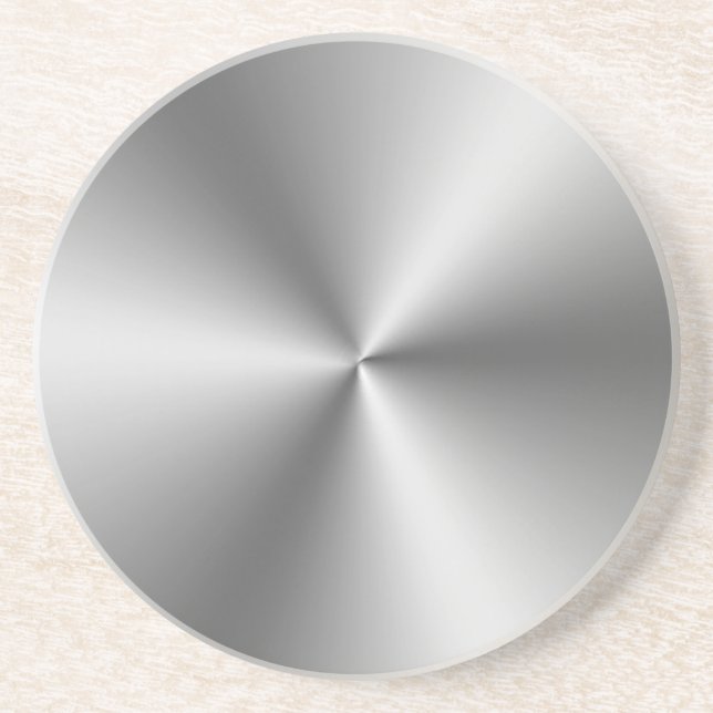 Metallic Silver Underlägg Sandsten (Framsidan)
