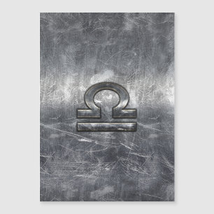Metallic Stil Libra Zodiac-tecken