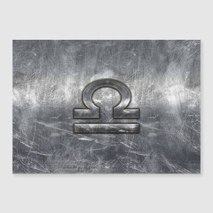 Metallic Stil Libra Zodiac-tecken
