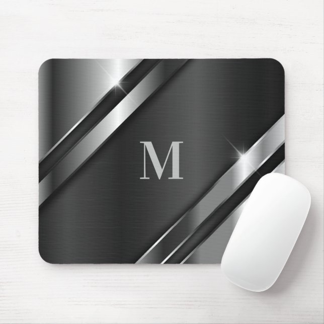 Metallic Struktur Monogram Musmatta (Med mus)
