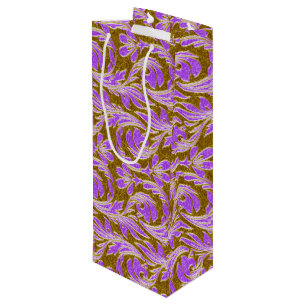 Metallic Vågar-Lila-Guld-VIN GIFT BAG