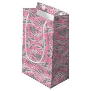 Metallic Vågar-Ljus rosa-White-GIFT BAG s