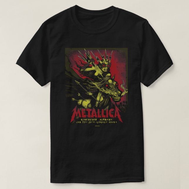 Metallica – Lightning Rider T Shirt (Design framsida)