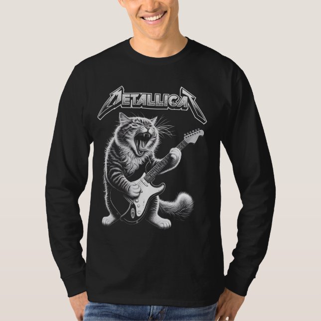 Metallicat - Finny Cat 2 T Shirt (Framsida)