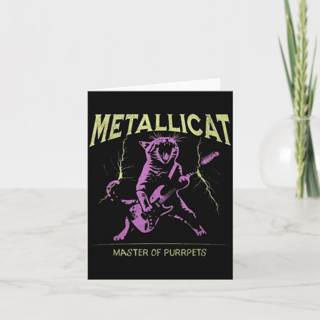 Metallicat Master Of Purrpets  Kort (Framsida)
