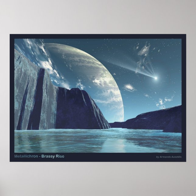 Metallichron - Brassy Stiga upp Poster (Framsidan)
