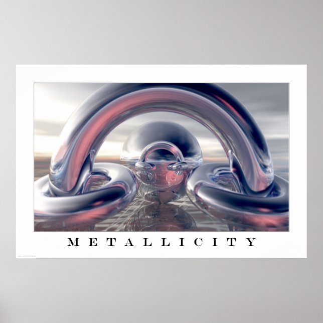 Metallicitet Poster (Framsidan)