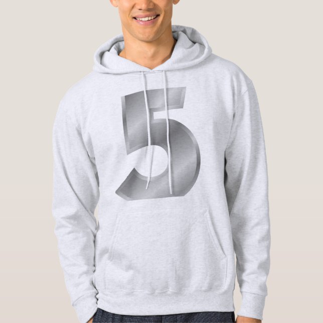 Metallisk 5 hoodie (Framsida)