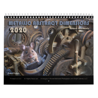 METALLISK ABSTRAKT - 2020 års väggkalender Kalender