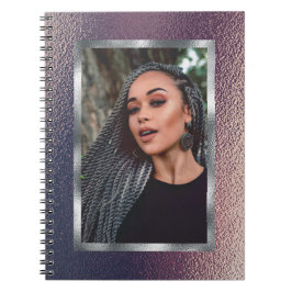 Metallisk Anpassningsbar Foton till Spiral bärbar Anteckningsbok