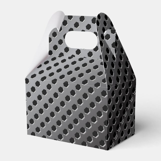 Metallisk Bakgrund Presentaskar (Framsidan Sidan)