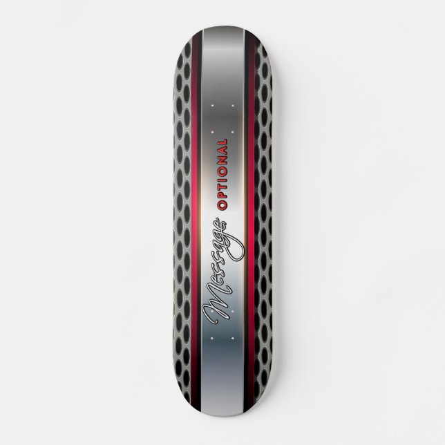 Metallisk Bakgrundskonst 5A Skateboard (Framsida)