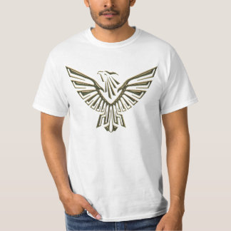 Metallisk begreppsörn tee shirt