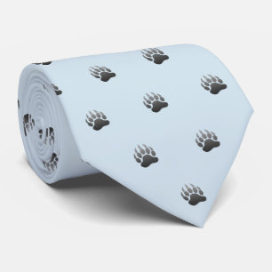 Metallisk björntass (tända - grå färg), slips