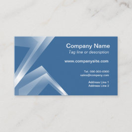 Metallisk design visitkort