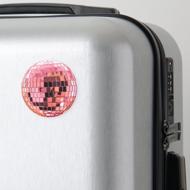 Metallisk disco Boll med flera Färger Magnet (In Situ (Luggage))