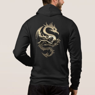 Metallisk drak i Guld T Shirt