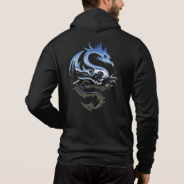 Metallisk drak i Silver T Shirt