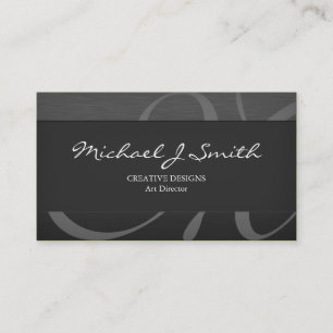 Metallisk elegant visitkort