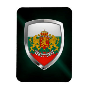 Metallisk emblem i Bulgarien Magnet