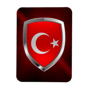 Metallisk emblem i Turkiet Magnet