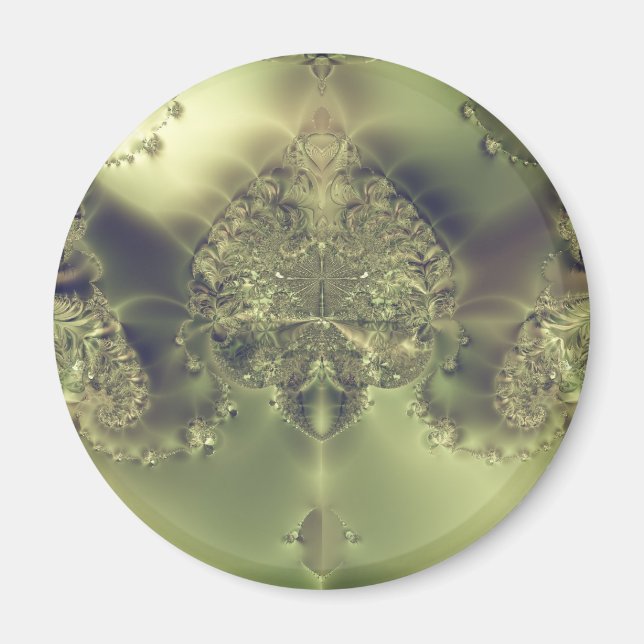Metallisk gardin magnet (Framsidan)