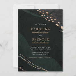 Metallisk geode spara datumet