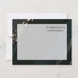 Metallisk geodetikkort anteckningskort