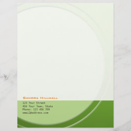 Metallisk geometri för färsk Grönt, valfri text oc Brevhuvud